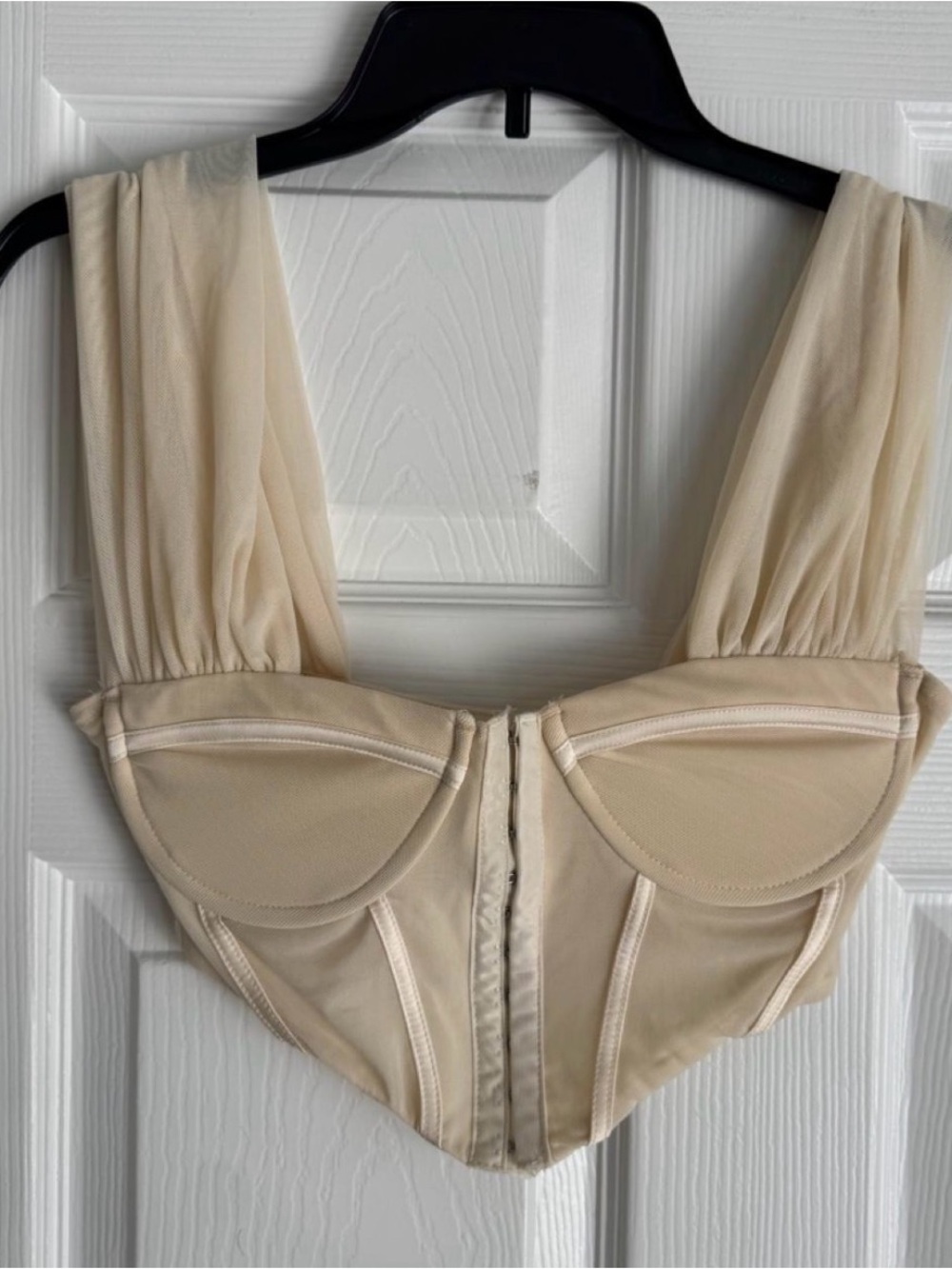 12th Tribe Besame Cream Corset Top – Size Small - Picture 3 of 5